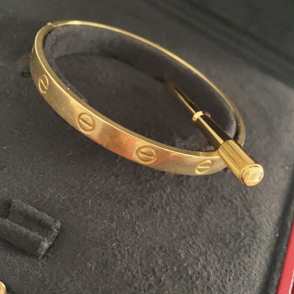 Cartier Jewelry Cartier Love Bracelet Size 7 Yellow Gold Poshmark
